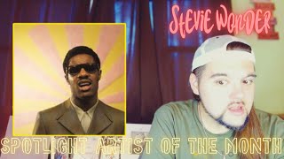 Drummer reacts to EARLY Stevie Wonder Spotlight Artist of the Month [upl. by Lombardy]