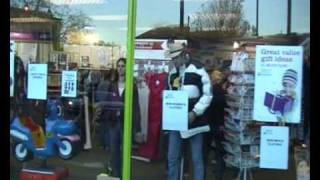 PwC StoreWars Living Mannequins at Barnardos Brixton [upl. by Valer]