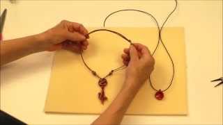 How to Make a Sliding Knot for Beaded Jewelry [upl. by Morty]