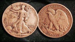 1941 and 1943 Walking Liberty Half Dollar 90 Silver [upl. by Llevra]