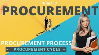 What is Procurement   Procurement Process  The Procurement Cycle [upl. by Sheply]