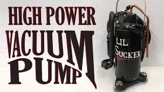 Make a Vacuum Pump for AC in Cars HVAC or FUN [upl. by Enyala]