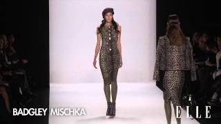 Badgley Mischka Nueva York Otoño Invierno 20142015  Elle España [upl. by Wordoow]