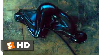 The Girl in the Spiders Web 2018  Black Latex Torture Scene 810  Movieclips [upl. by Nnylirret]