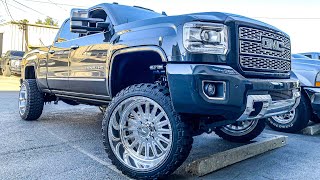 NASTY TUNED L5P DURAMAX ON FORCES CLEANEST LIFTED DURAMAX [upl. by Eelimaj]