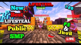 New Best Public LIFESTEAL Smp  247 ONLINE  121  JOIN NOW FAST  DAY  9 [upl. by Oidivo]