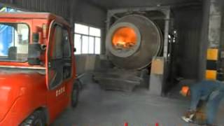 Tilting rotary furnaceTRFCold dross Barrel COLD ALUMINUM DROSS PROCESSING SYSTEM [upl. by Ainyt717]