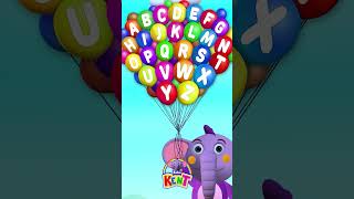 🔠ABC Chanson Avec Des Ballons🎈shorts kidssongs nurseryrhymes [upl. by Oidacra]