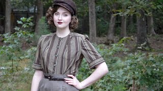 Following a 1940s Blouse Pattern  Sewing through the Decades [upl. by Risser]