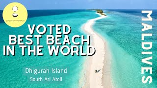 Dhigurah Island  Maldives 🌴 VOTED BEST BEACH IN THE WORLD [upl. by Jim]