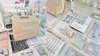 aesthetic amp cute stationery haul 2024 journalsay ☁️✍🏻  ASMR [upl. by Stryker]