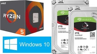 Instalace Windows 10 na SATA RAID s CPU Ryzen license level 0  no RAID error [upl. by Rodmann]