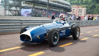 AUTOMOBILSPORT TV  ONE LAP FRANK STIPPLER MASERATI 250F quotPICCOLOquot MONACO HISTORIC GRAND PRIX 2014 [upl. by Yrakcaz303]