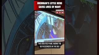 Watch Viral Video Shows US SeventhGraders ‘Heroic Rescue When a Bus Driver Fell Unconscious [upl. by Illak]