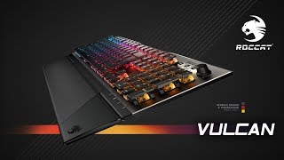 ROCCAT VULCAN 120 AIMO 電競鍵盤 AIMO 燈效按鍵聲音 展示 [upl. by Timmi]