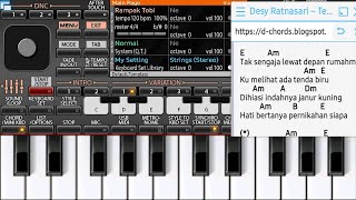 Cara mudah menampilkan chord di ORG [upl. by Leuams379]