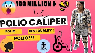 Best Polio Caliper  Polio Treatment  Locking Caliper Leg  Best Orthotics Clinic In Delhi NCR [upl. by Gnol]