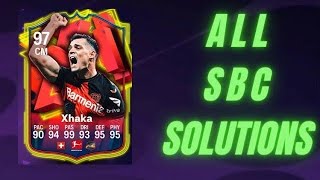 ALL SBC Xhaka  Madfut24 [upl. by Madea]