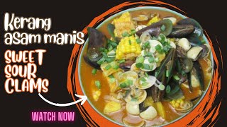 Kerang asam manis  Sour sweet clams [upl. by Nevart]