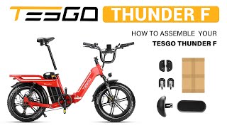 Tesgo Thunder F Unboxing and Assembly  Tesgo Bikes [upl. by Michella161]