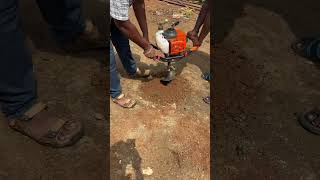 71cc Earth Auger 9787672239 Melur Madurai drill earthauger digging farming automobile [upl. by Adamina186]