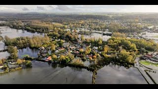 Inondations PasdeCalais  dans la commune de la Calotterie toujours aucune trace de décrue [upl. by Marriott]