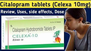 Citalopram 10 mg tablets  Celexa Review 10 mg  citalopram side effects uses dose pregnancy [upl. by Lindo]