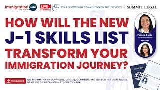 How Will the New J1 Skills List Transform Your Immigration Journey j1visa [upl. by Anada]