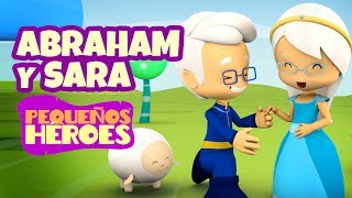 HISTORIAS DE LA BIBLIA PARA NIÑOS 📖🤰🏻 ABRAHAM Y SARA  PEQUEÑOS HEROES [upl. by Eiramacissej]