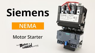 Siemens NEMA Magnetic Motor Starter [upl. by Smiga]