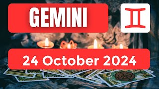 Gemini horoscope  Gemini Horoscope for Today 24 October 2024 [upl. by Werdnael]