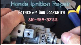 Honda Ignition Lock Repair  Step By Step Tutorial [upl. by Ready]