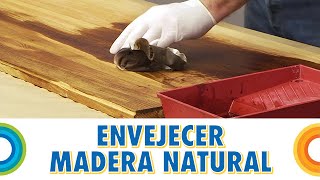 Envejecer madera natural Bricocrack [upl. by Nosirrah]