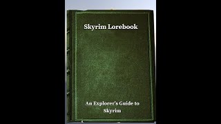 An Explorers Guide to Skyrim  Skyrim book  Skyrim SE  Wind and Snow Ambience [upl. by Raimundo]