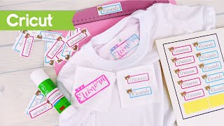 Etichette per Scuola e Asilo  Cricut Tutorial 21 School Labels [upl. by Arrik]