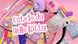 Montando um Estojo da Hello Kitty com Novidades de Papelaria para Volta às Aulas 2025 voltaasaulas [upl. by Plunkett113]