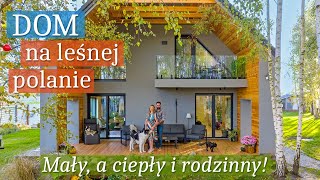 Przytulny DOM 129m2 na LEŚNEJ POLANIE 🏠🌿 OGRZEWANIE pompą ciepła ✨️Wnętrza MARZEŃ w małym domu [upl. by Halimak]