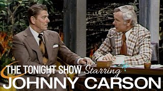 Ronald Reagan Sits Down with Johnny  Carson Tonight Show [upl. by Esau245]