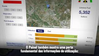 Cat® Product Link™  Dashboard Overview Portuguese Subtitles [upl. by Wrigley945]