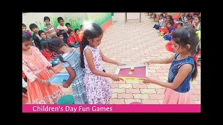 జల్లెడ పట్టు గిఫ్ట్ పట్టు Childrens Day Fun Games Ball games  Balancing games  CoOrdination game [upl. by Dranoel]