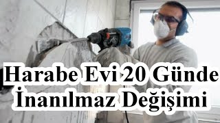 Beylikdüzü Komple Tadilat Dekorasyon Harabe Evi 20 Günde İnanılmaz Değişimi [upl. by Wimsatt298]