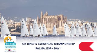 Highlights from Day 2 of the 2024 OK Dinghy European Championship in Palma [upl. by Fanchon]