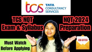 TCS NQT 2024  Exam pattern and syllabus TCS NQT preparation [upl. by Essilem]