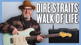 Dire Straits Walk of Life Guitar Lesson  Tutorial [upl. by Aralomo746]