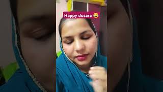 Happy dussera🤪 comedy viralshort tredingshorts ytshortsindia shortsfeed2024 [upl. by Nataline]