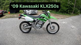 2009 Kawasaki KLX 250s Rip amp Ride [upl. by Ffilc]