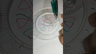 SpiroArt Creating Mesmerizing Patterns 🎨 Spirograph Shorts Viral M 16 art [upl. by Harald]