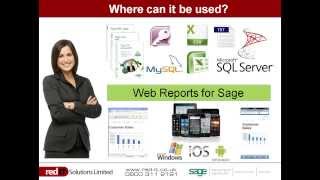 Web Reports Use a browser to get access to Sage data [upl. by Aihsetan240]