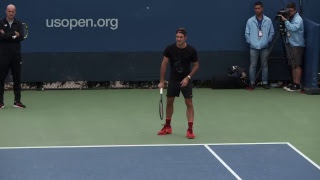 LIVE US Open Tennis 2017 Roger Federer Practice [upl. by Farnsworth]