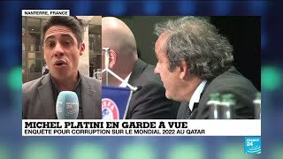 Qatar 2022  Platini entendu dans le cadre dune enquête pour corruption [upl. by Faust]